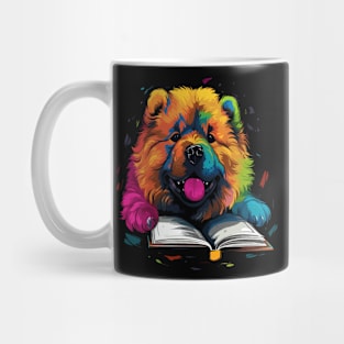 Chow Chow Reads Book Mug